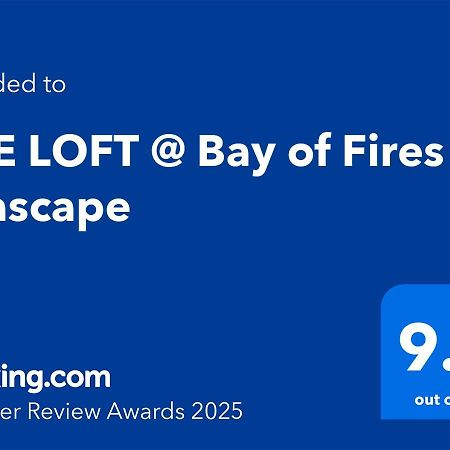 Binalong Bay The Loft @ Bay Of Fires Seascape 아파트 외부 사진
